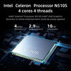 GK3V Pro Windows 11 Pro Mini PC, Intel Celeron N5105 CPU, Memory:16GB+256GB(US Plug)