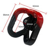 2 PCS Pedal Electric Car Motorcycle Modified Helmet Universal Double Hook(Black+White)
