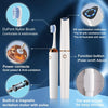 HT10 Smart UV Sterilization Sonic Electric Toothbrush Portable Travel Electric Toothbrush(White)