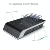 UD09 4 USB Ports Qi Standard Wireless Charger Phone Desktop Stand Holder, UK Plug