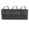 Car SUV Rear Seat Widening Organizing Storage Bag(Black)