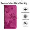 For Samsung Galaxy A56 5G Butterfly Cat Embossing Flip Leather Phone Case(Pink)