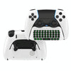 For PS5 JYS-P5172 Gamepad Wireless Bluetooth External Keyboard, Without Gamepad(White)