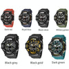 SMAEL 8079 Outdoor Multifunctional Dual Display Dial Waterproof Sports Watch(Black Gray)