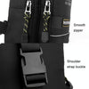 WEPOWER Men Chest Bag Outdoor Shoulder Messengers Bag With USB Charging Port Sports Small Bag(Dark Green)