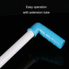 Manual Oil Extractor Plastic Aspirator Liquefaction Chemical Tube Soft Lid 5.4cm