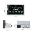 A3061 7 Inches MP5 Bluetooth Player Universal Wired CarPlay Reversing Image Integrated, Style: Standard+4 Lights Camera