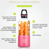 Bingo 500ml Mini Portable USB Rechargeable Electric Juicer Cup  Juicer Blender, 22000 Revolutions Per Minute(Pink)