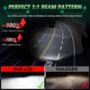 150W Four Copper Tube 24 LED Spotlight Car Headlight, Bulb: 9005