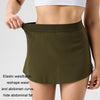 Women Sports Fake Two-Piece Quick-Drying Breathable Fitness Yoga Skirt Pants, Size: S(Merlot Red)