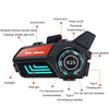 KUQIBAO Motorcycle Helmet Waterproof Bluetooth Headset With Light(Hard Microphone)