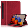 For Samsung Galaxy Tab S9 / S9 FE Life Tree Series Horizontal Flip Leather Tablet Case(Red)