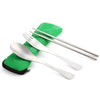 Three-Piece Outdoor Cutlery(Grass green)