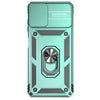 For Samsung Galaxy A06 4G Sliding Camshield Holder Phone Case(Green)