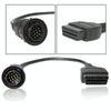 For Benz OBDII Sprinter 14 Pin to 16 Pin Diagnostic Plug Adapter(Black)