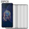 For Asus Zenfone 8 Flip 25 PCS Full Glue Full Cover Screen Protector Tempered Glass Film