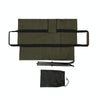 MT-FF001 Outdoor Wild Aluminum Alloy Firewood Rack Portable Folding Firewood Storage Frame(Green)