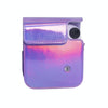 For FUJIFILM instax mini 12 Laser Full Body Leather Case Camera Bag with Strap(Purple)