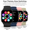 Bluetooth Talk HD Large Screen Heart Rate Oxygen Monitoring Multi-Sport Mode Smart Watch(Purple)