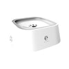 Floating Pet Water Bowl (White) - No Spill, Dry Whiskers, 1.5L