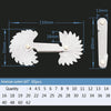 30 PCS US Screw Pitch Thread Blades 60 Degrees CR Stainless Steel Thread Gauge