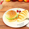 PU Simulation Burger Model Fake Bread Ornaments Photography Props Home Decoration Window Display