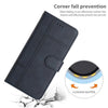 For Samsung Galaxy A26 5G Cowhide Texture Stitching Leather Phone Case(Dark Blue)
