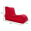 BB1803 Foldable Portable Inflatable Sofa Single Outdoor Inflatable Seat, Size: 90 x 70 x 65cm(Red Wine)