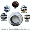 4pcs / Set Car Tire 420D Oxford Cloth Protective Cover, Diameter: 83-89cm, Width: 34cm