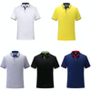 Thin Lapel Short-Sleeved POLO Shirts Group Workwear Advertising Shirts, Size: L(Black)