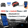 KONNWEI KW901 Android Phone OBD2 Car Bluetooth 5.0 Diagnostic Scan Tools(Red)