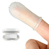Dog Silicone Finger Toothbrush - White