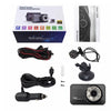 T638+ Car DVR USB Hidden Dual-lens Driving Recorder HD Reversing Video Monitor