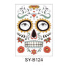 Waterproof And Sweat Proof Of The Dead Masquerade Party Temporary Stickers Halloween Face Tattoo Stickers(SY-B124)