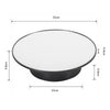 25cm USB Power Rotating Display Stand Video Shooting Props Turntable(Silver Mirror)