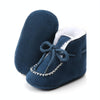 D2245 Winter Warm Baby Cotton Boots Plus Velvet Thickened Baby Walking Shoes, Size: 13cm(Navy Blue)