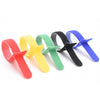 60 PCS T-Shaped Cable Organizer Belt Nylon Winder Buckle, Length: 30cm(Color Random Delivery)