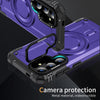 For Samsung Galaxy S25+ 5G Lens Holder MagSafe Phone Case(Purple)