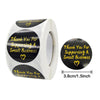Stamping Thank You Sticker Envelope Sealing Sticker Gift Decoration Label, Size: 3.8cm / 1.5inch(K-67)