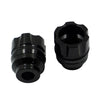 2 Pairs Motorcycle Modified Accessories Anti-Drop Cup CNC Aluminum Alloy Anti-Collision And Shock Absorbing Front Fork Cup(Black)