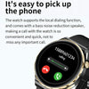 LEMFO HW52 1.28 inch Dual Mode Sport Smart Watch, Support Bluetooth Call / Sleep / Blood Oxygen / Heart Rate / Blood Pressure Health Monitor(Gold)