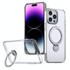 For iPhone 14 Pro Wing Series Gen2 MagSafe Metal Ring Holder Phone Case(Transparent)