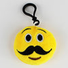 20 PCS Creative Plush Doll Mobile Pendants Gift Cartoon Cute Facial Expression Decorations Keychains with Hook