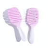 Fluffy High Skull Top Ribbed Hair Bouncing Comb Long Hair Styling Massage Comb, Color: Twill Purple