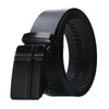 Dandali Men Automatic Buckle Belt Casual Universal Comfort Belt, Length (cm): 125cm(003 Black)