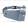 OUDU Outdoor Sports Water Bottle Waist Pack Multifunctional Running And Fitness Gear, Style: With Bottle(Black)