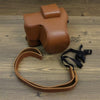 For FUJIFILM X-S20 Full Body Leather Camera Case Bag with Strap(Brown)