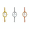 BS Bee Sister FA1518  Women Diamond Watch Bracelet Watch(Gold)