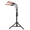 LED Growth Lamp Full-Spectrum Floor Tripod Plant Lamp Indoor Breeding Folding Filling Light, Specification: Three Head UK Plug