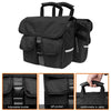 Outdoor Bicycle Motorcycle Mountain Bike Rear Pack Bag After Riding Shelf Bag(Orange Edge)